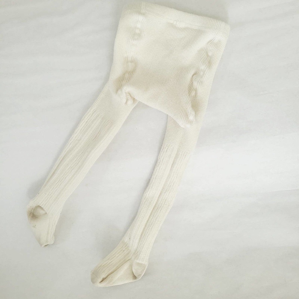Cream cable tights size 18-36M